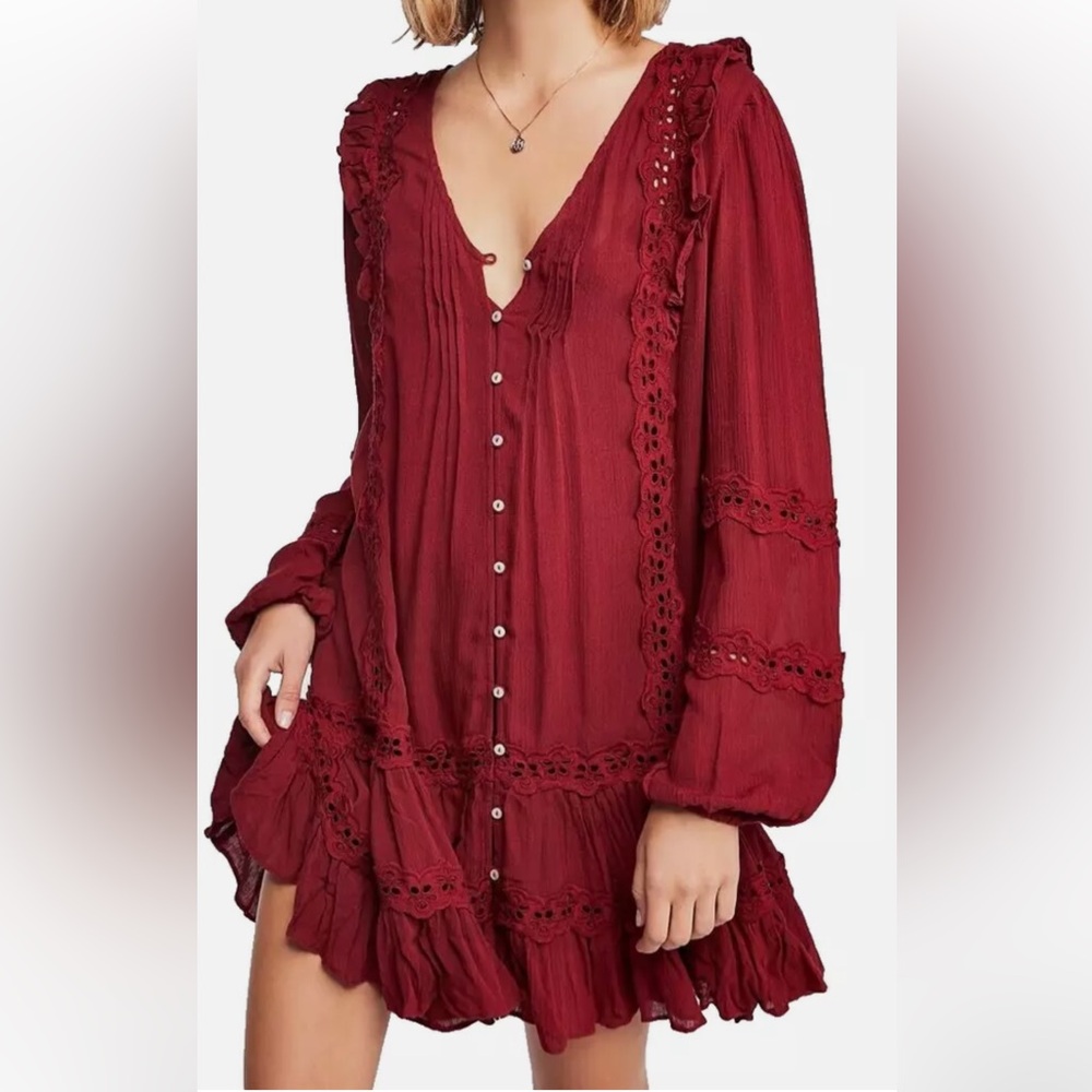Free People Snow Angel Dress